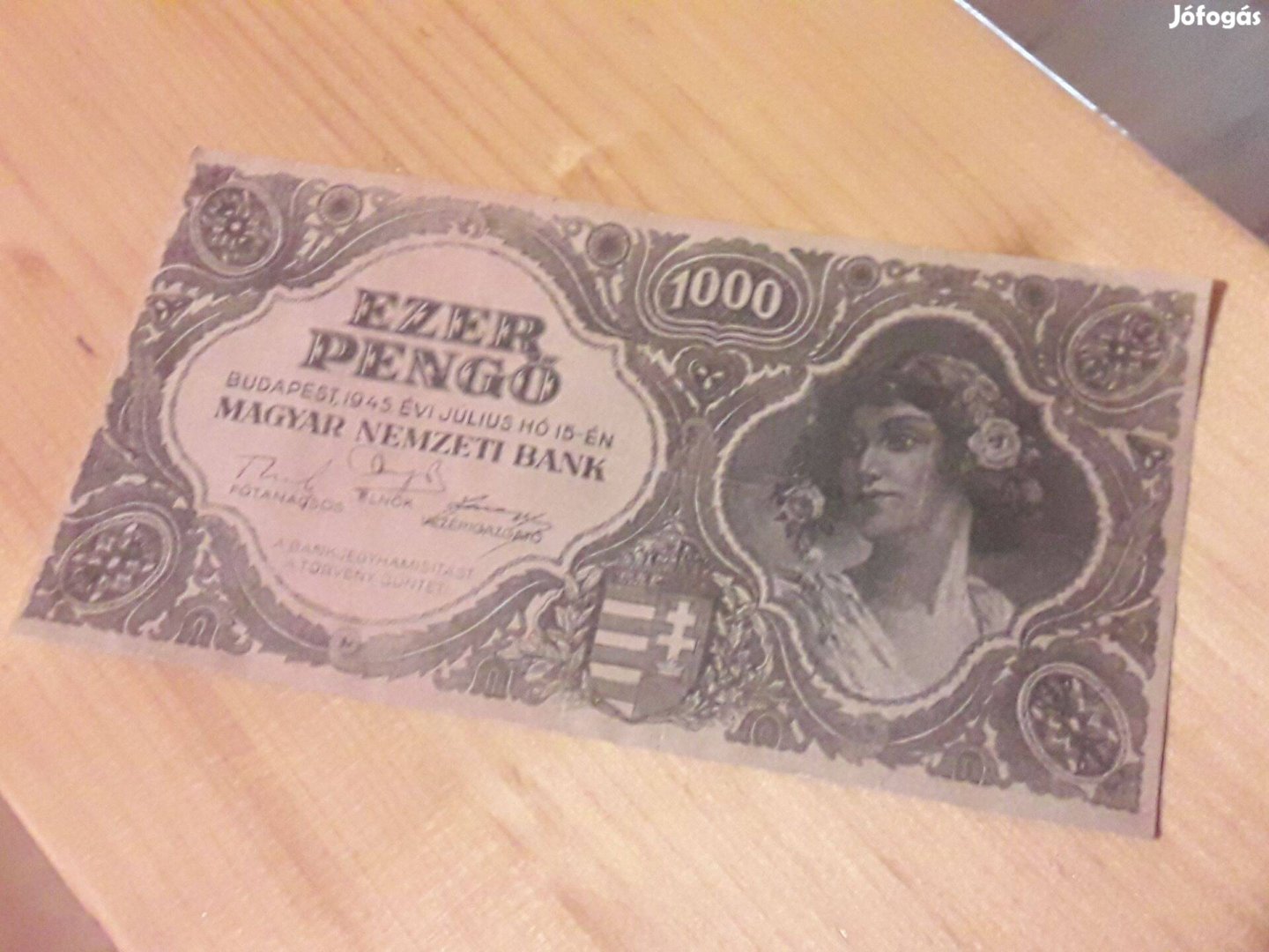 1000 pengő, ezer pengő, 1945. július 15