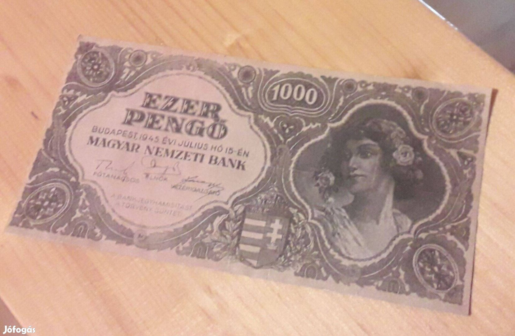 1000 pengő, ezer pengő, 1945. július 15