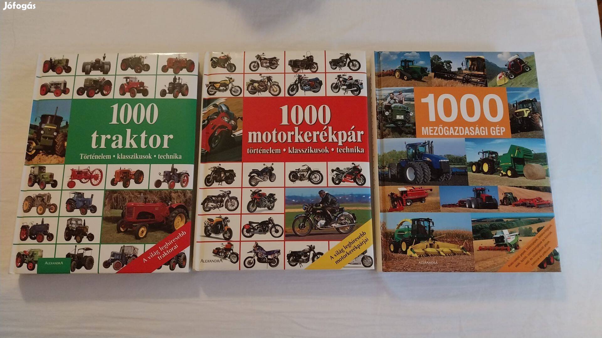 1000 traktor, 1000 motorkerékpár, 1000 mezőgazdasági gép