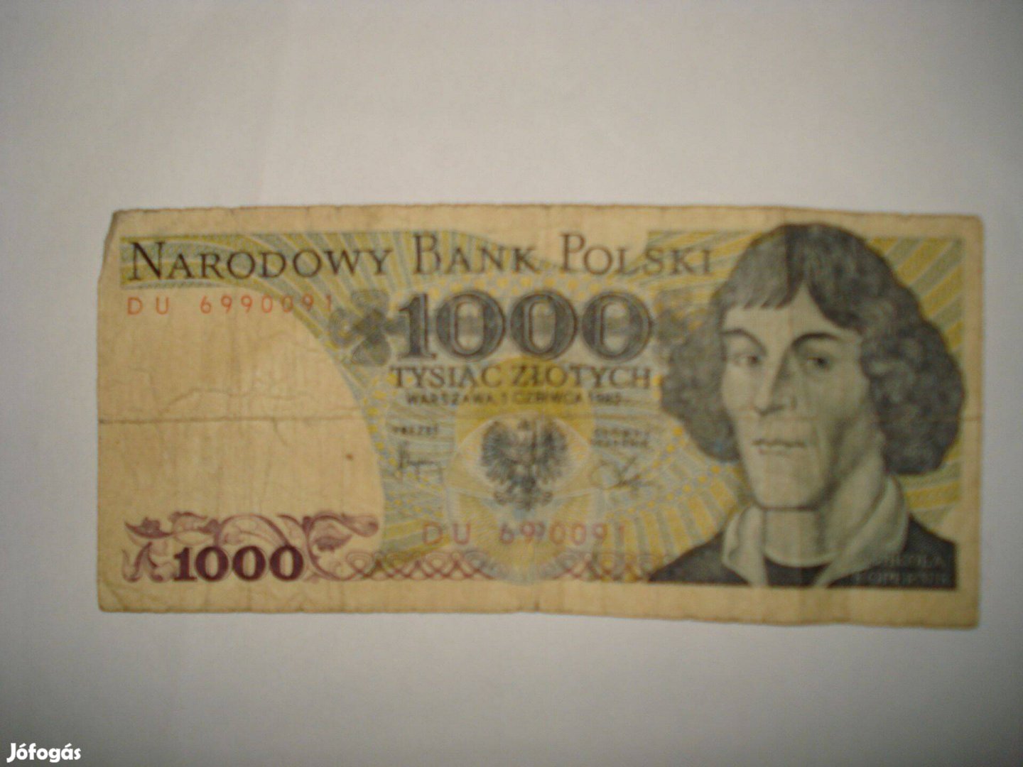 1000 zloty bankjegy Lengyelország