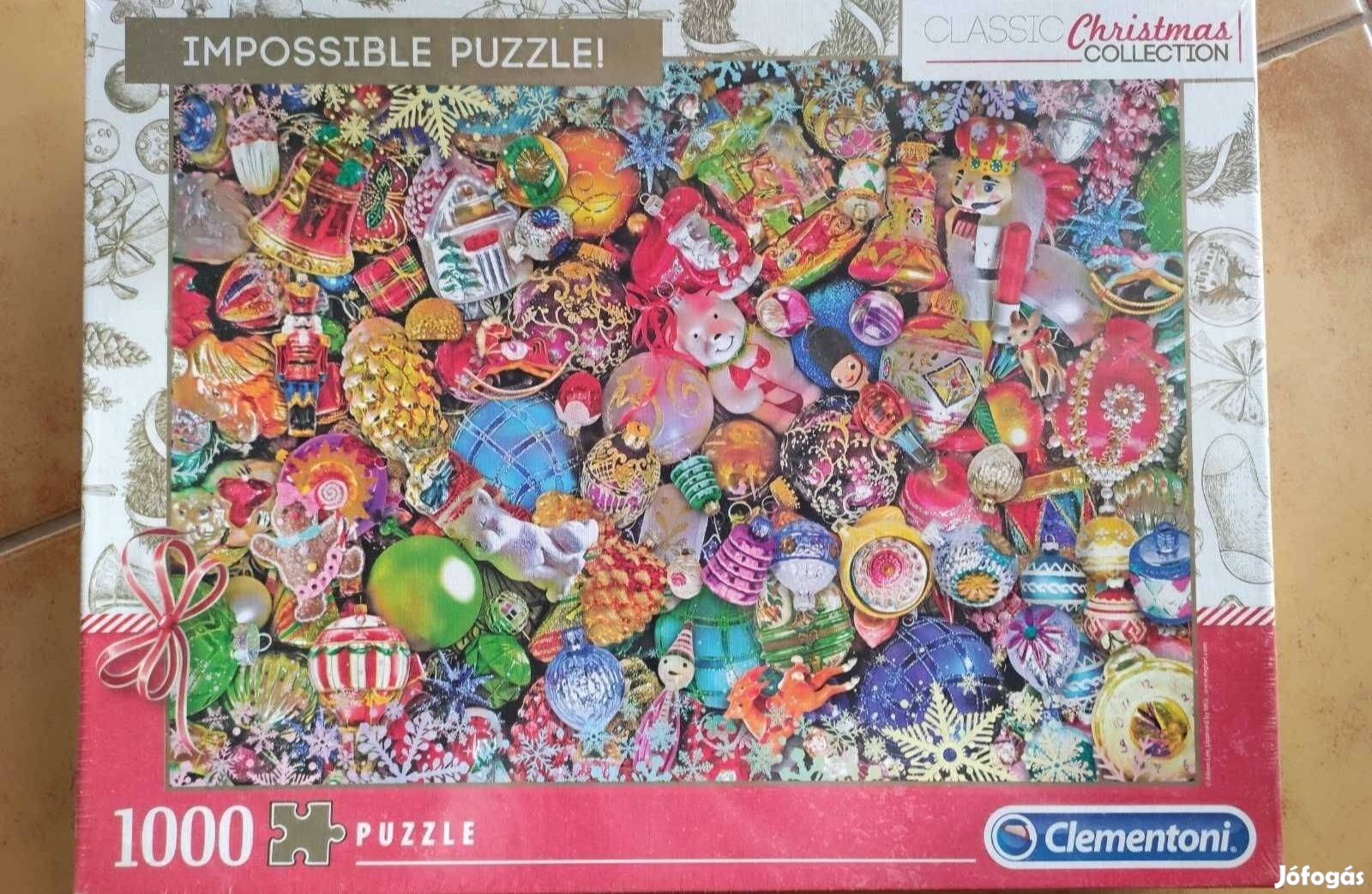 1000db-os Clementoni puzzle, bontatlan