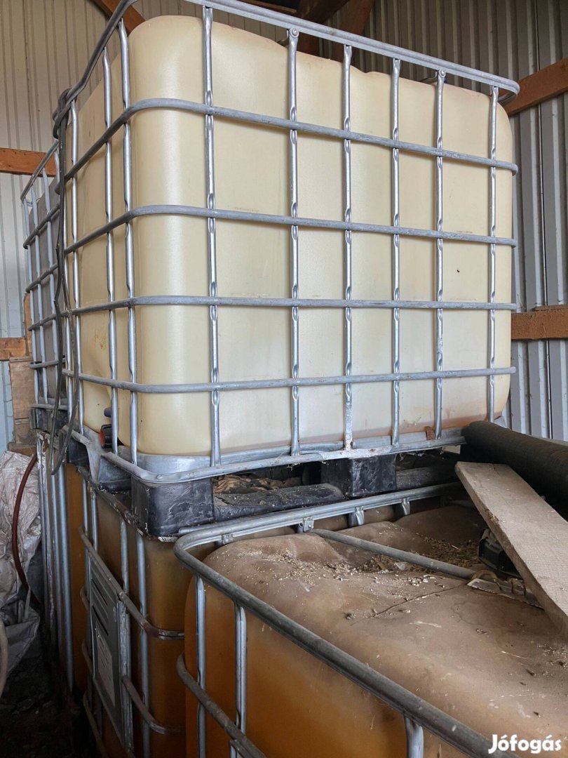 1000l IBC tartály gázolajos