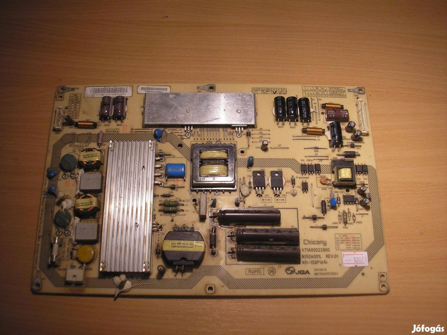 10021 Toshiba 40TL868 tápegység V71A00022900 N150A001L