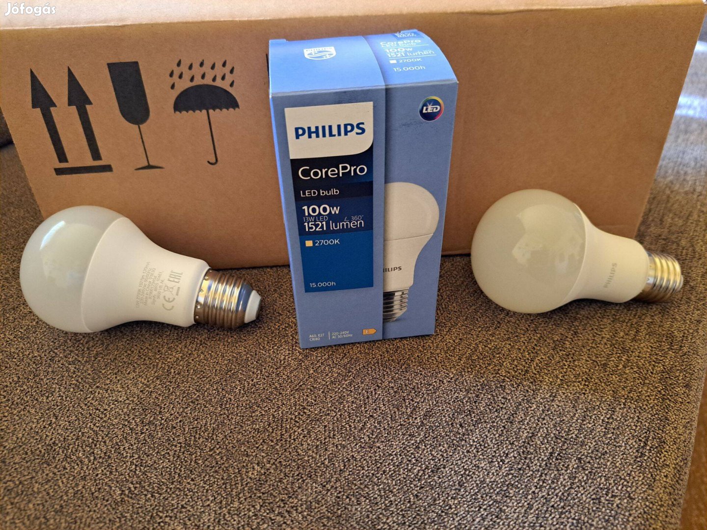 100W-os Philips és OSRAM LED izzók eladóak