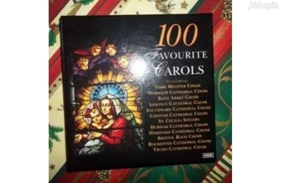 100 Favourite Carols 4 CD Új!