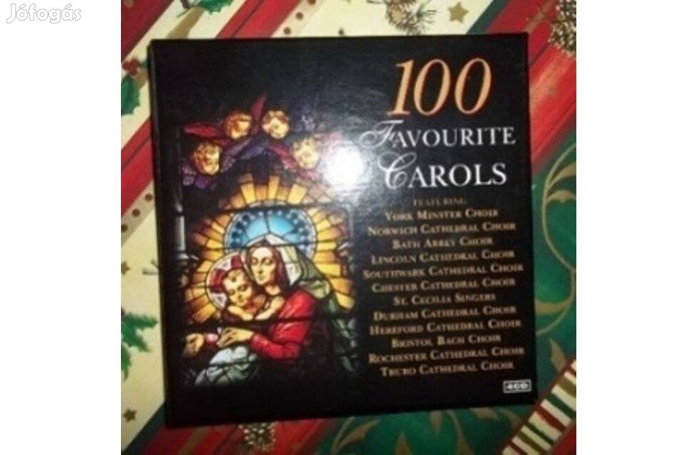 100 Favourite Carols 4 CD Új!