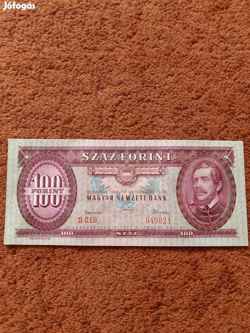 100 Forint 1962 es UNC állapotban