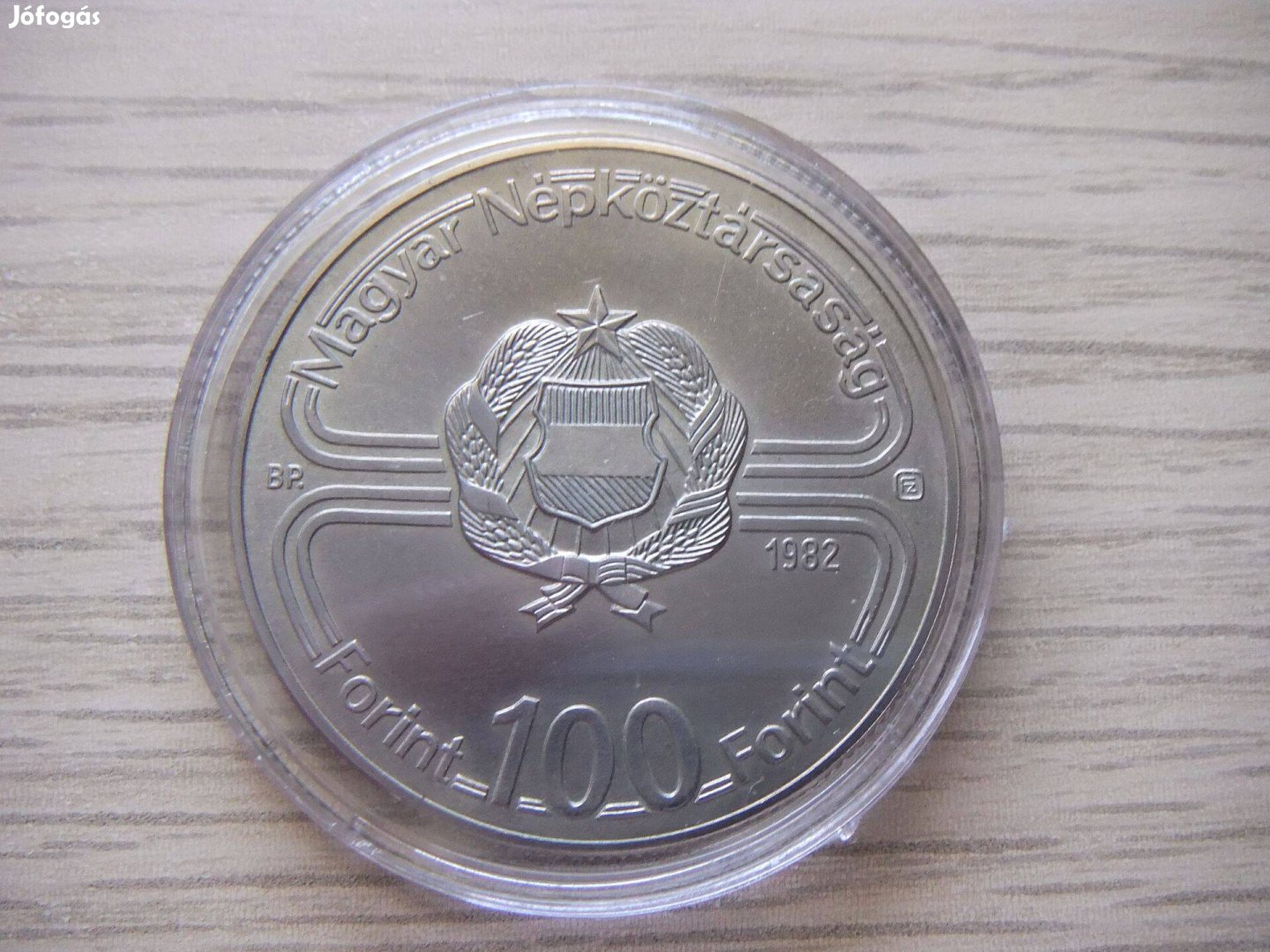 100 Forint 1982 Labdarúgó Világbajnokság zárt kapszulában