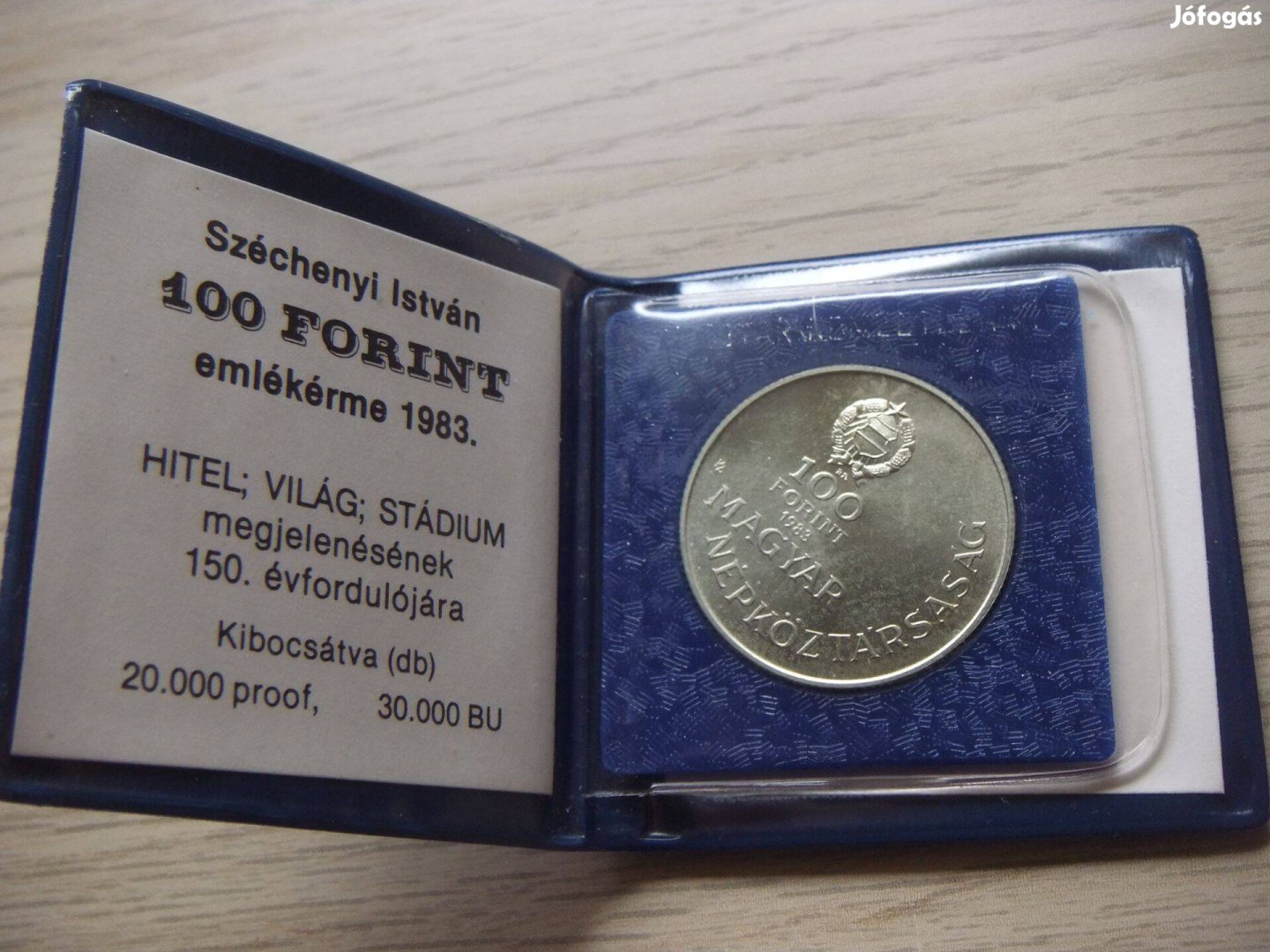 100 Forint Széchenyi István 1983 Eredeti tartóban