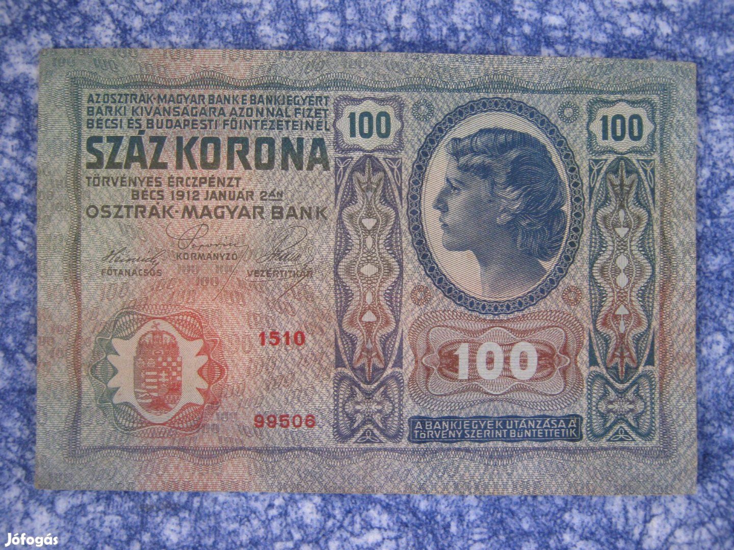 100 Korona (ritkább darab!!)