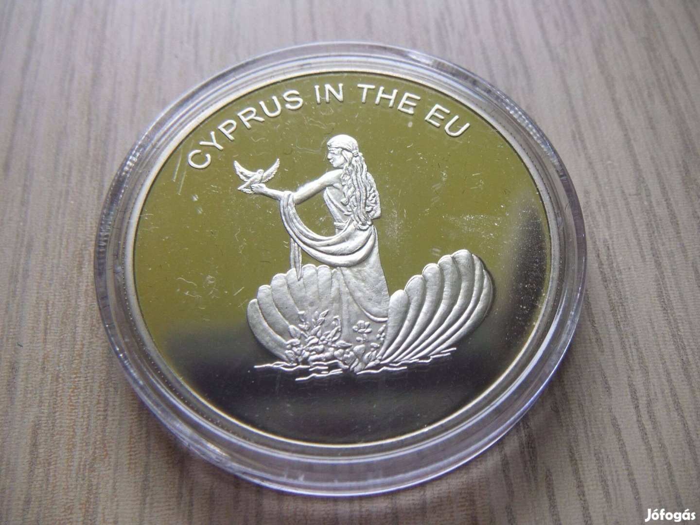 100 Líra Egyesült Európa 2004 Ciprus + Tanúsítvány