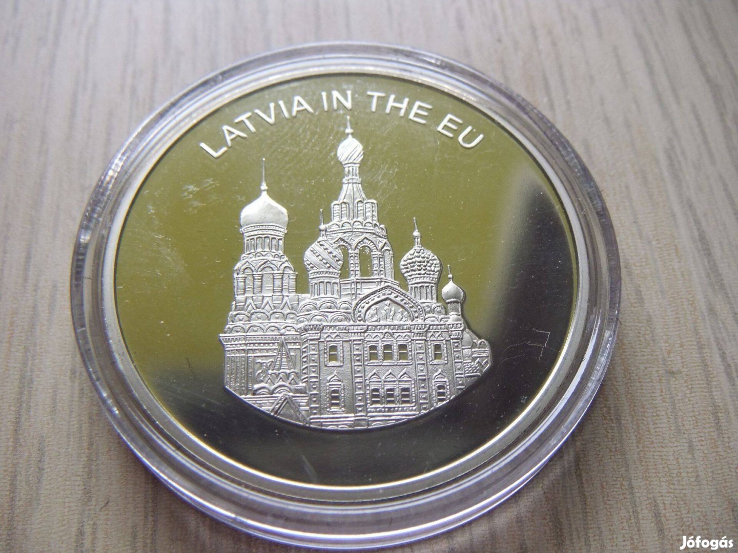 100 Líra Egyesült Európa 2004 Lettország + Tanúsítvány