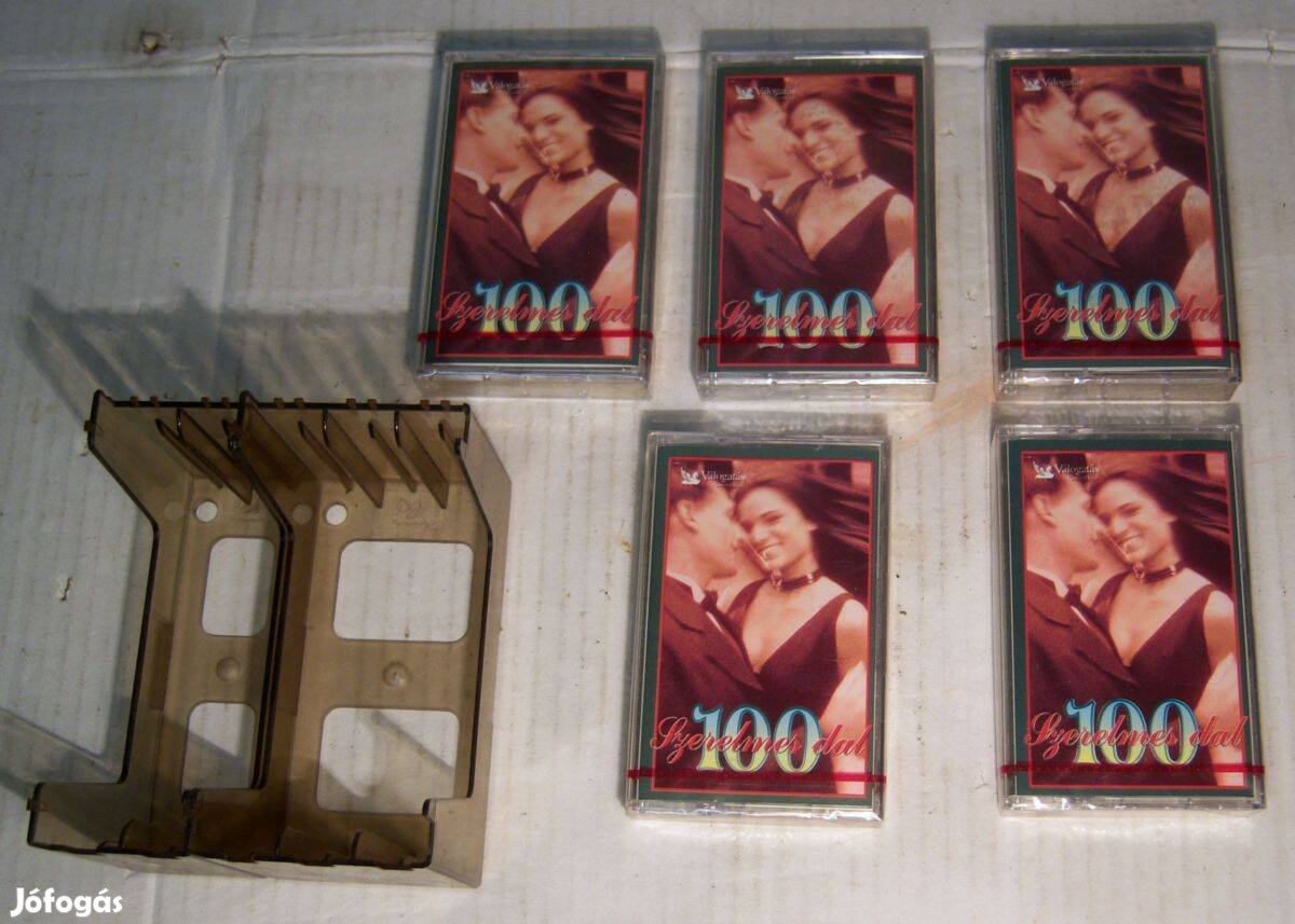 100 Szerelmes Dal 1-5. (kazetta) 2001 (jogtiszta) új bontatlan