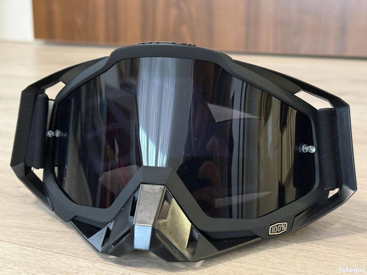 100 Cross szemüveg krossz motoros MX napszemüveg orrvédővel