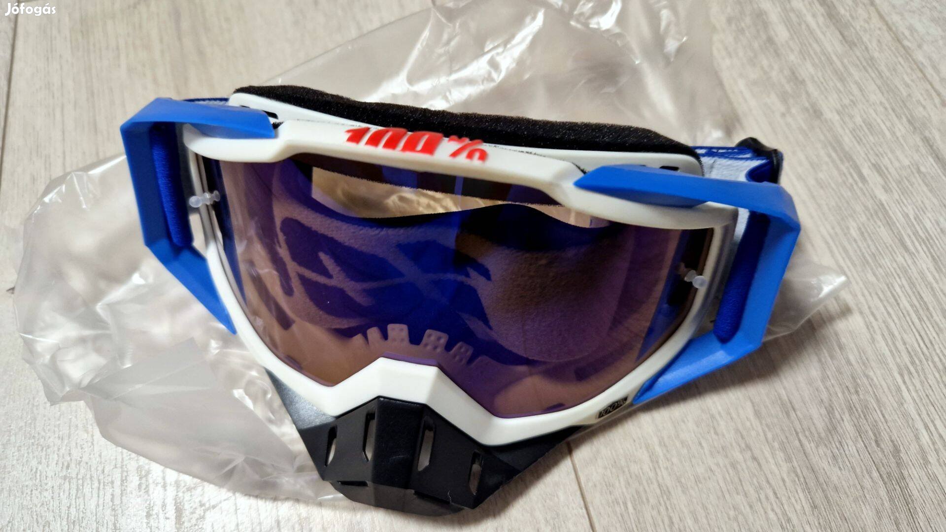 100% enduro Cross szemüveg krossz motoros MX napszemüveg orrvédővel