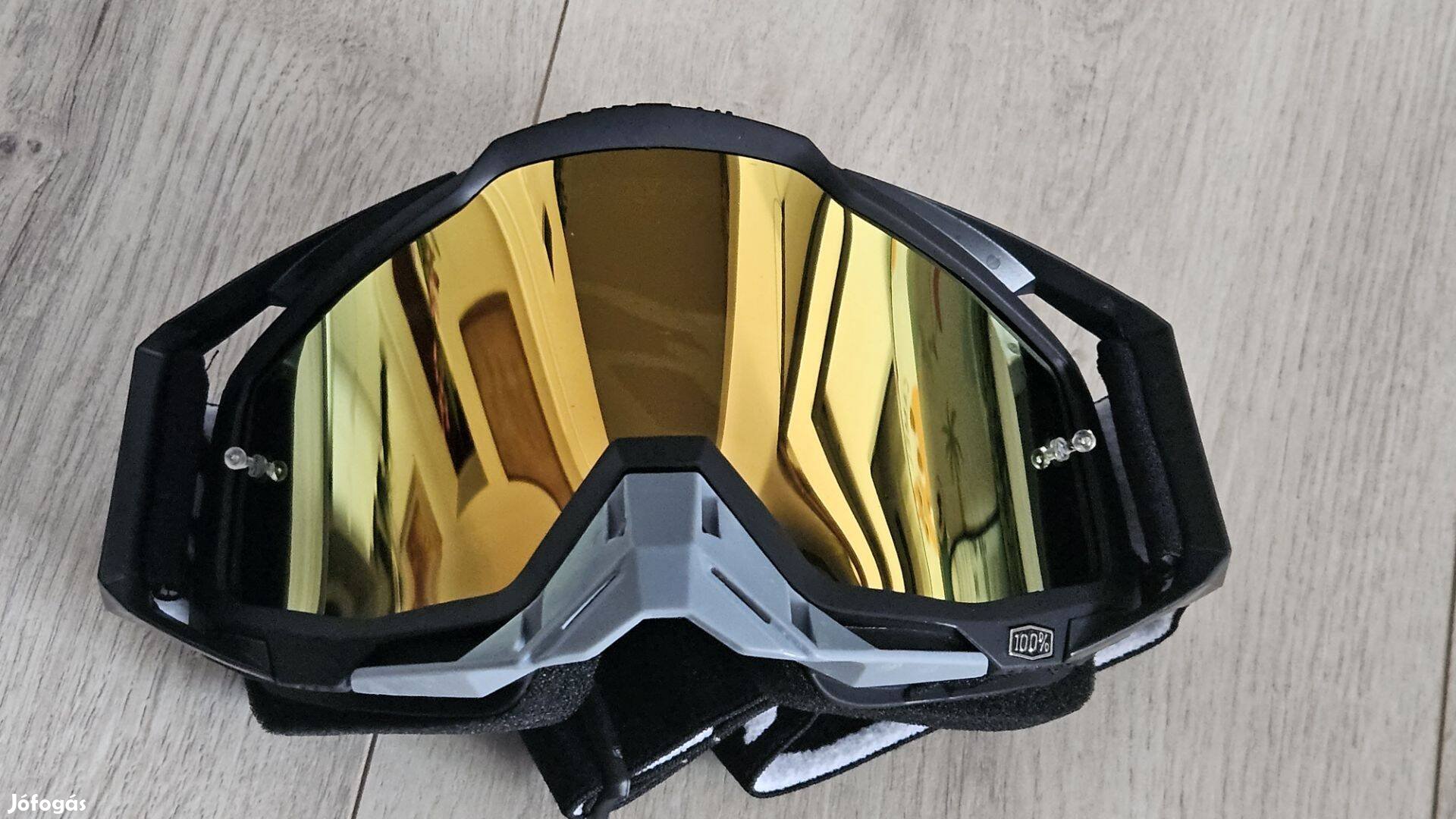 100% enduro Cross szemüveg krossz motoros MX napszemüveg orrvédővel Új