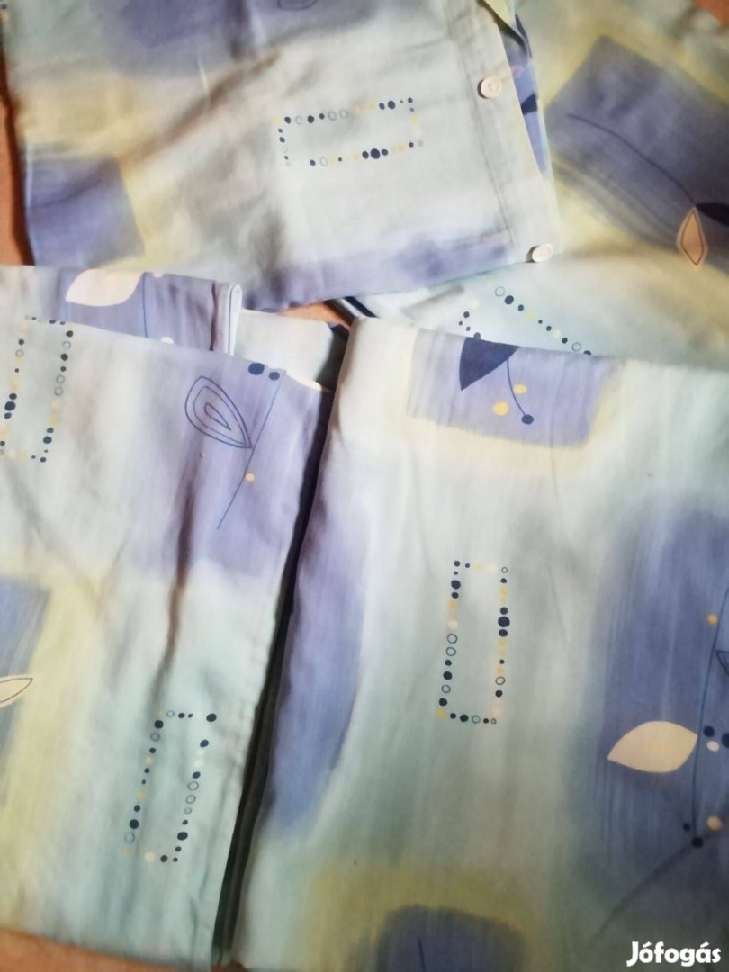 100 pamut 2 személyes ágynemű garnitúra, 2 párna és 2