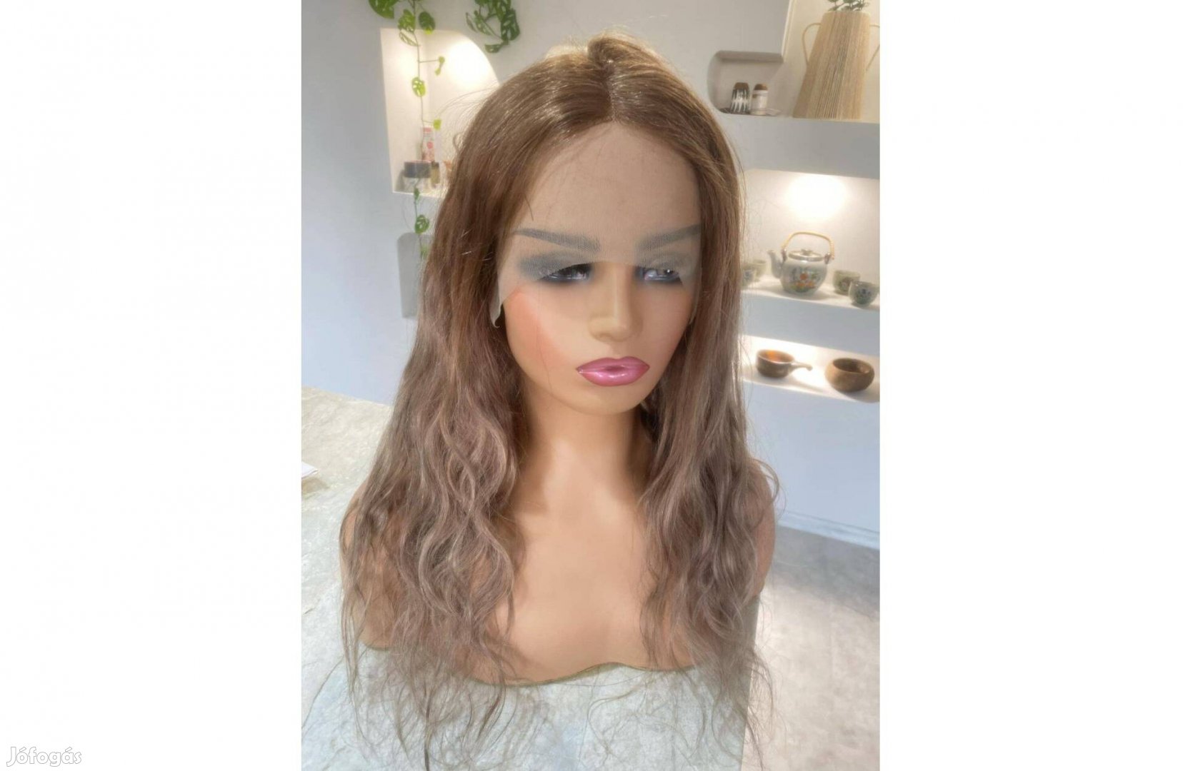 100% remy emberi haj paróka eladó féláron - lace front, hálós