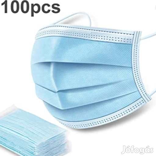 100 db HáromrétegŰ Orvosi Szájmaszk ,  (3291)