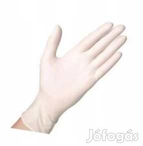 100 db Latex GumikesztyŰ L-Méret  (3130)