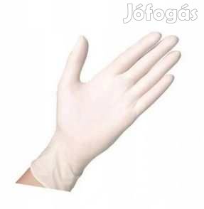 100 db Latex GumikesztyŰ M-Méret  (3129)