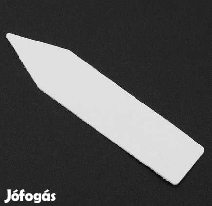 100 db MŰanyag Növény Jelölő Tábla 5x1cm fehér  (3437)