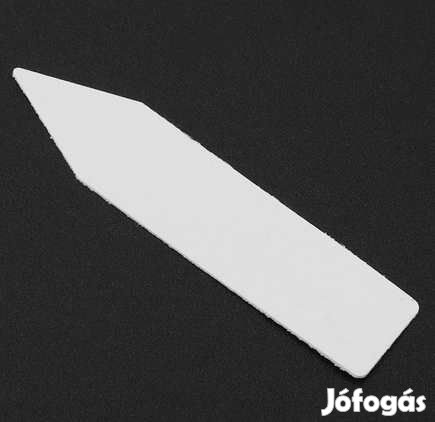 100 db MŰanyag Növény Jelölő Tábla 5x1cm fehér  (3437)