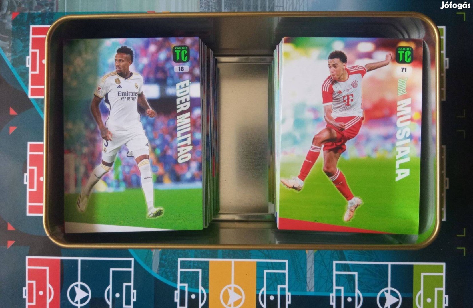 100 db Top Class 2024 Base kártya nagy fémdobozban Tavaszi