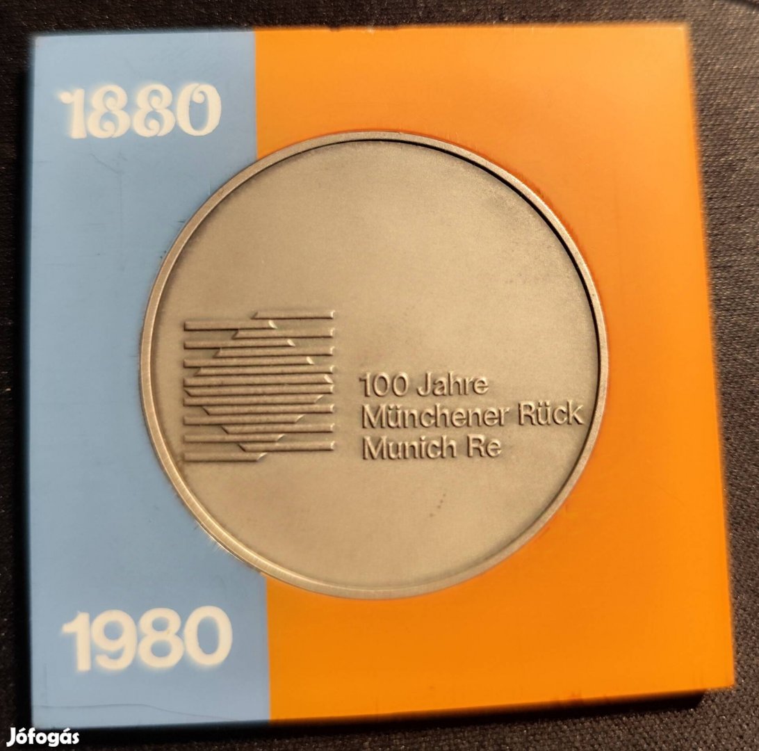 100 éves München ezüst emlékérme 1980