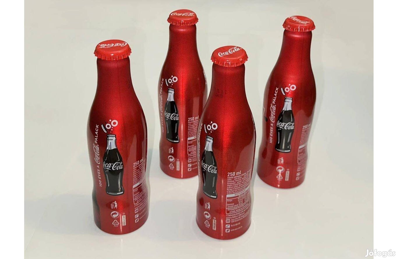 100 éves a Coca Cola alumínium fém palack - Coca-Cola alu palack