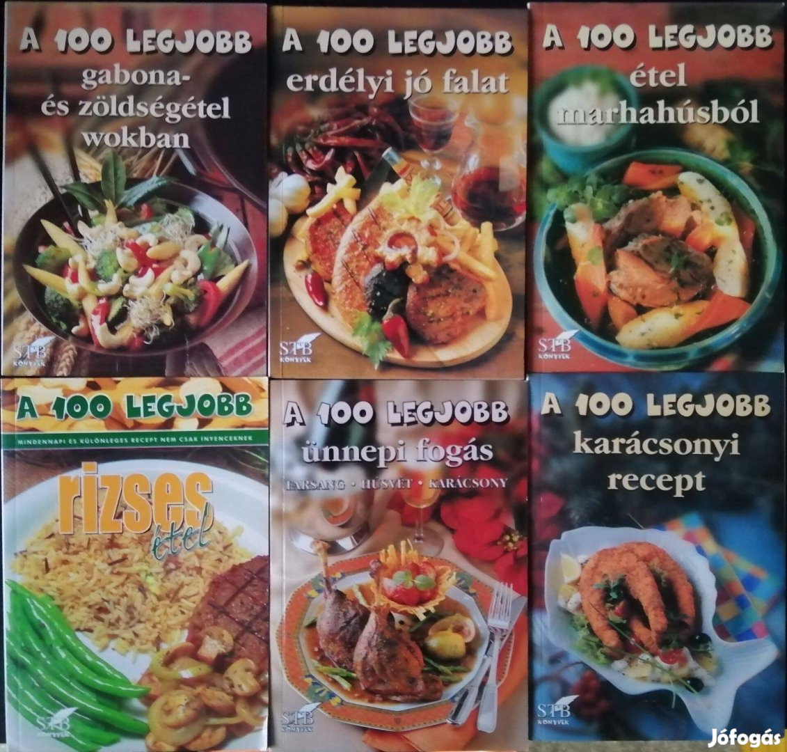 100 legjobb receptfüzetek