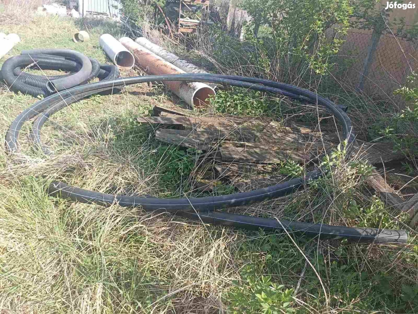100 pvc víz nyomócső 15fm