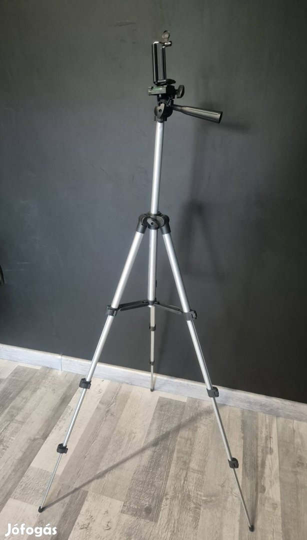 100cm-es alumínium tripod, kamera állvány