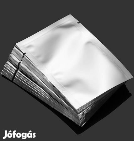 100db. 8x12 cm-es Metalizált Vákuum fólia  (2014)