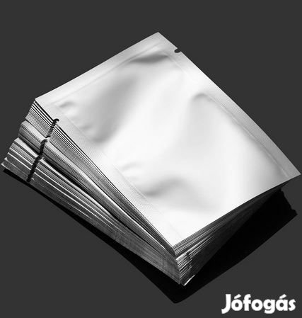 100db. 9x13 cm-es Metalizált Vákuum fólia  100db (2018)