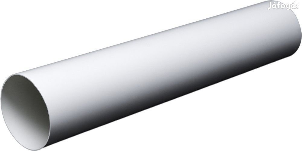 100mm 1,5m PVC merev légcsatornacső fehér