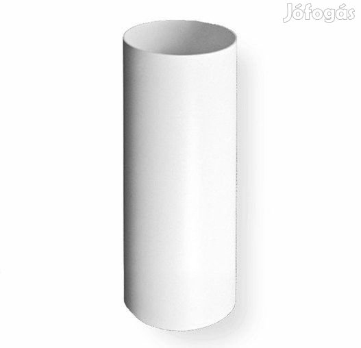 100mm 1m PVC merev légcsatornacső fehér