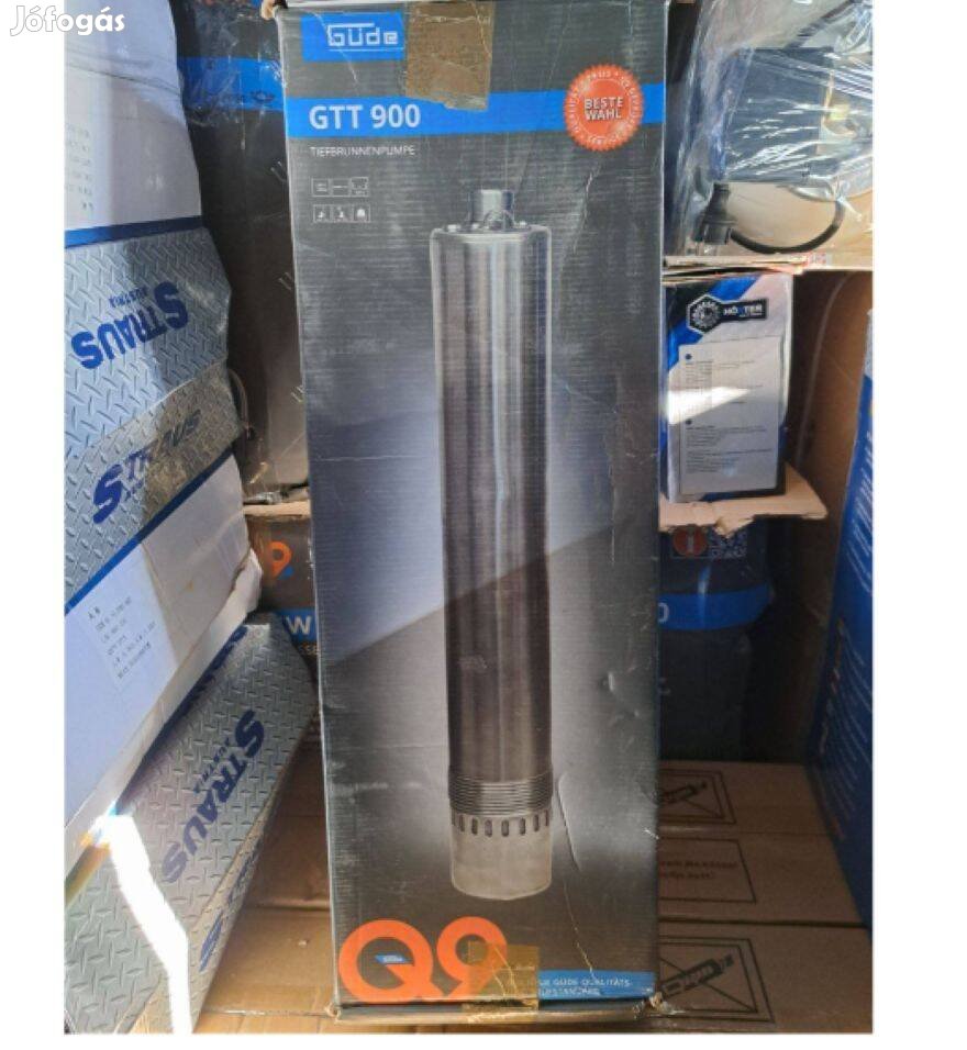 100mm-es, mélykúti búvár 900W-os csőszivattyú nemesacél