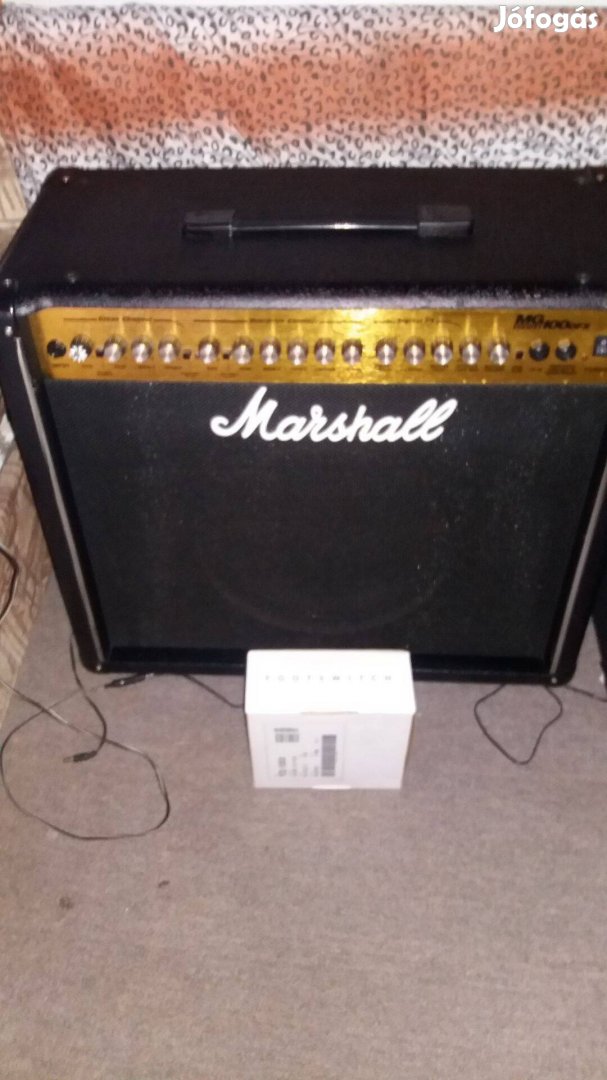 100w-os Marshall -gitárerösitő/-tökéletes állapotu