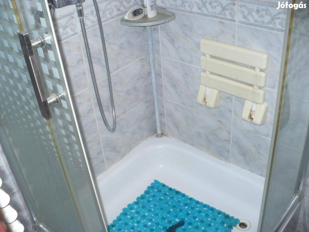100x100 cm zuhanykabin 6mm-es nano vízlepergető MATT üveggel