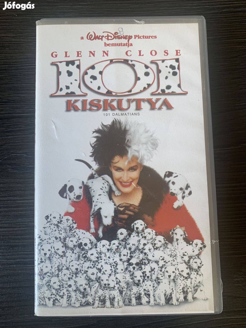 101 Kiskutya Glenn Close VHS Kazetta Videókazetta Jó