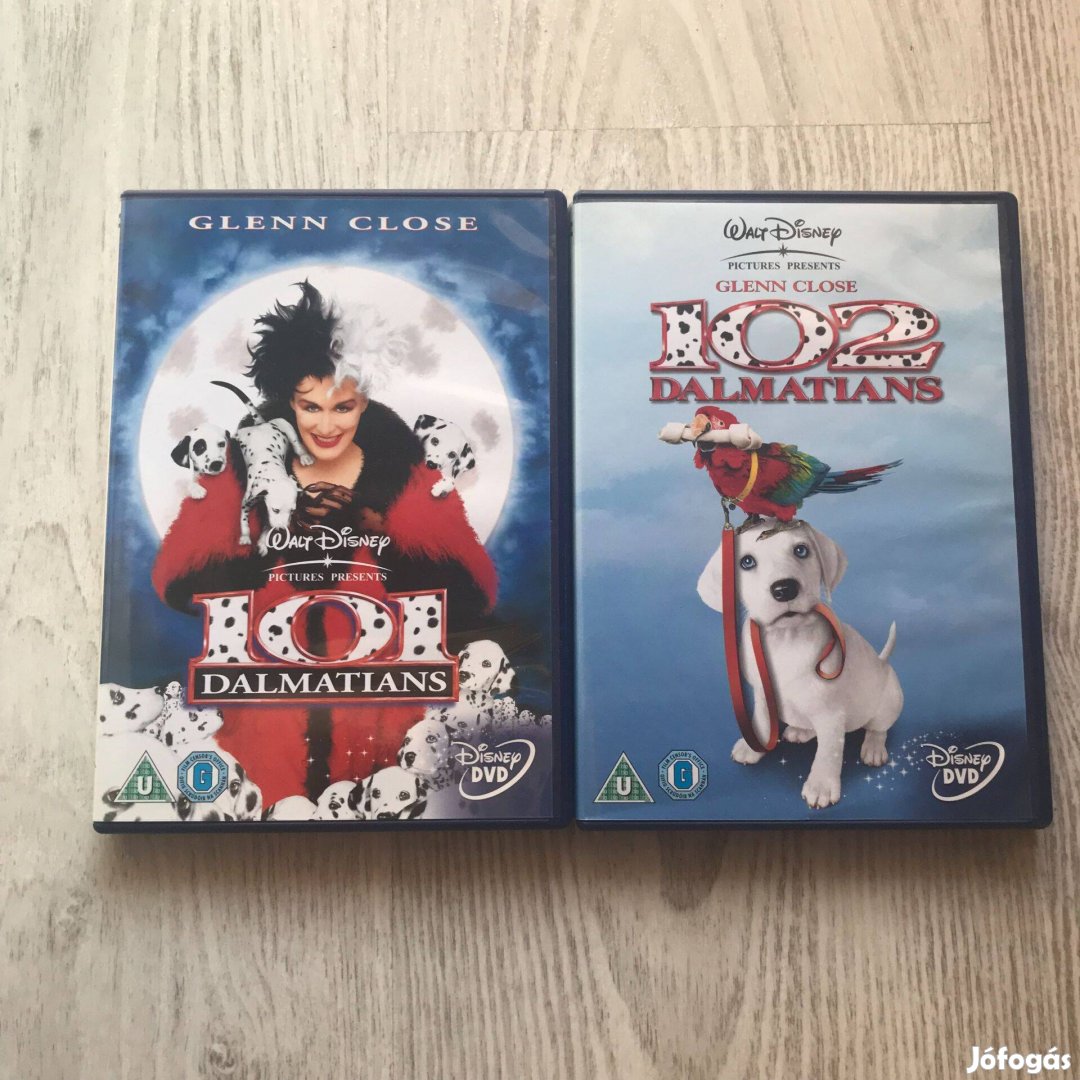 101 & 102 Dalmations DVD-k