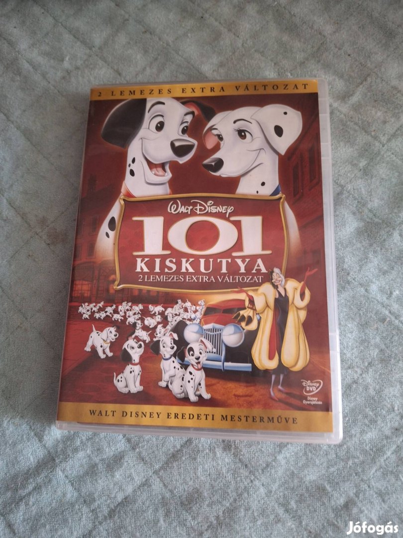 101 kiskutya DVD Mese Dupla lemezes 2 lemezes