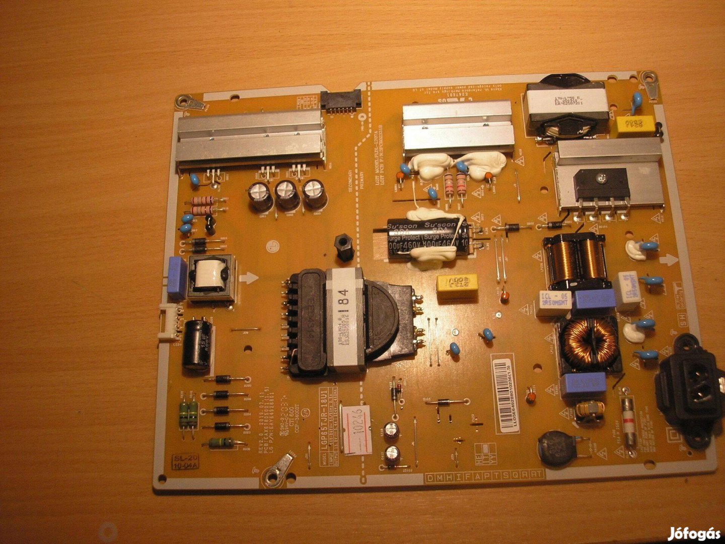 10246 LG 65UM7050PLA tápegység Lgp65Tjr-18U1 EAX67805001 (1.5) Eay6492