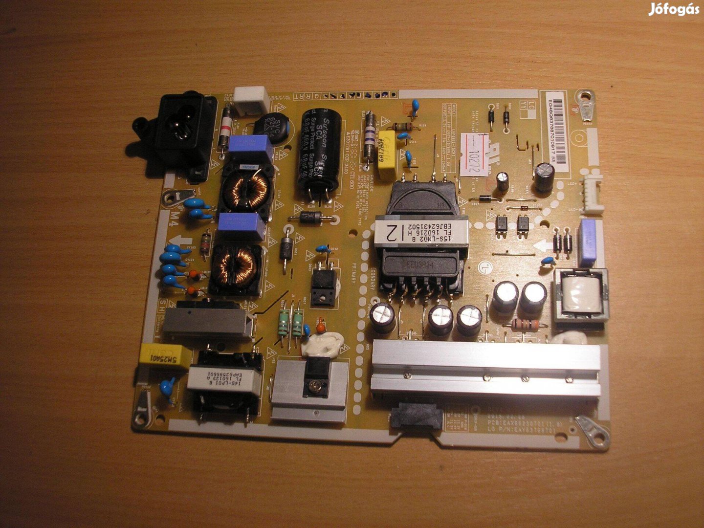 10272 LG 49LF540V tápegység Lgp49BI-15CH1 REV4.0 EAX66230701 (1.8) Eay