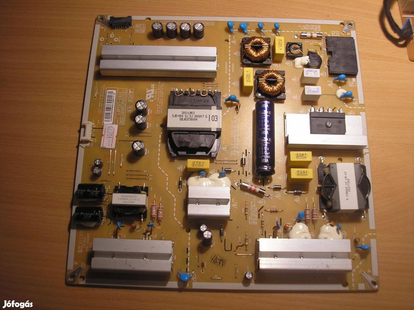10275 LG 75UP75009LC tápegység Lgp75T-20U1 Epcd21CA1B 3PCR02658B EAX69