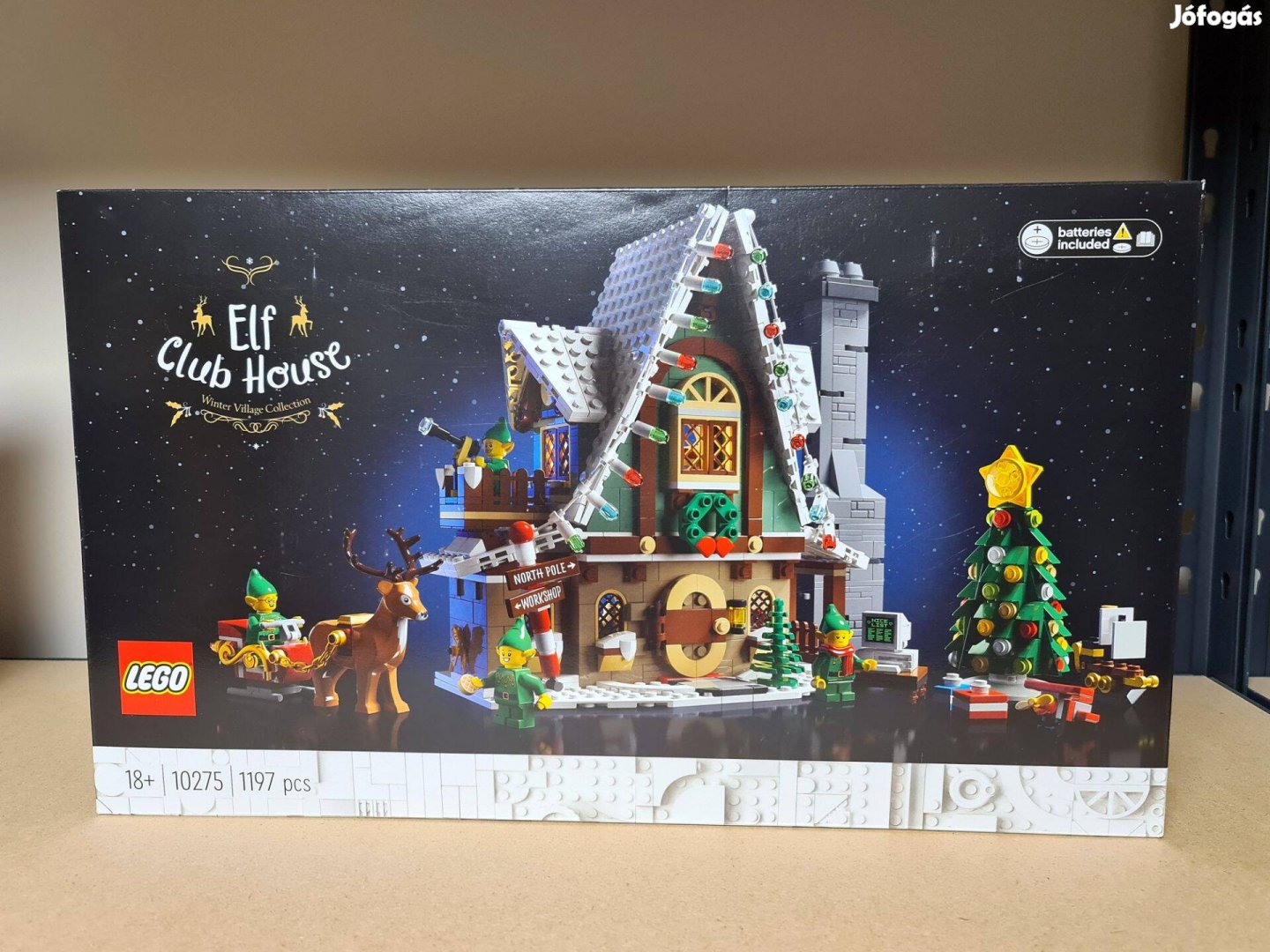 10275 Lego Winter Village Manó klubház Új, bontatlan