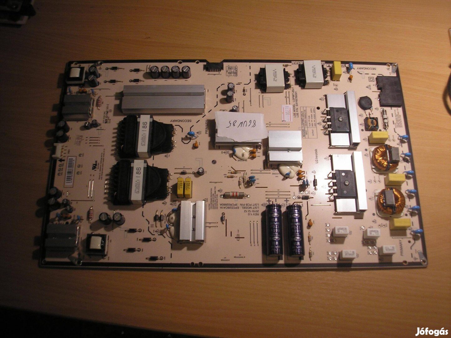 10279 LG 86UN85006LA tápegység Lgp86T-20U1 Eay65769301 REV 1.0 Epcd28C