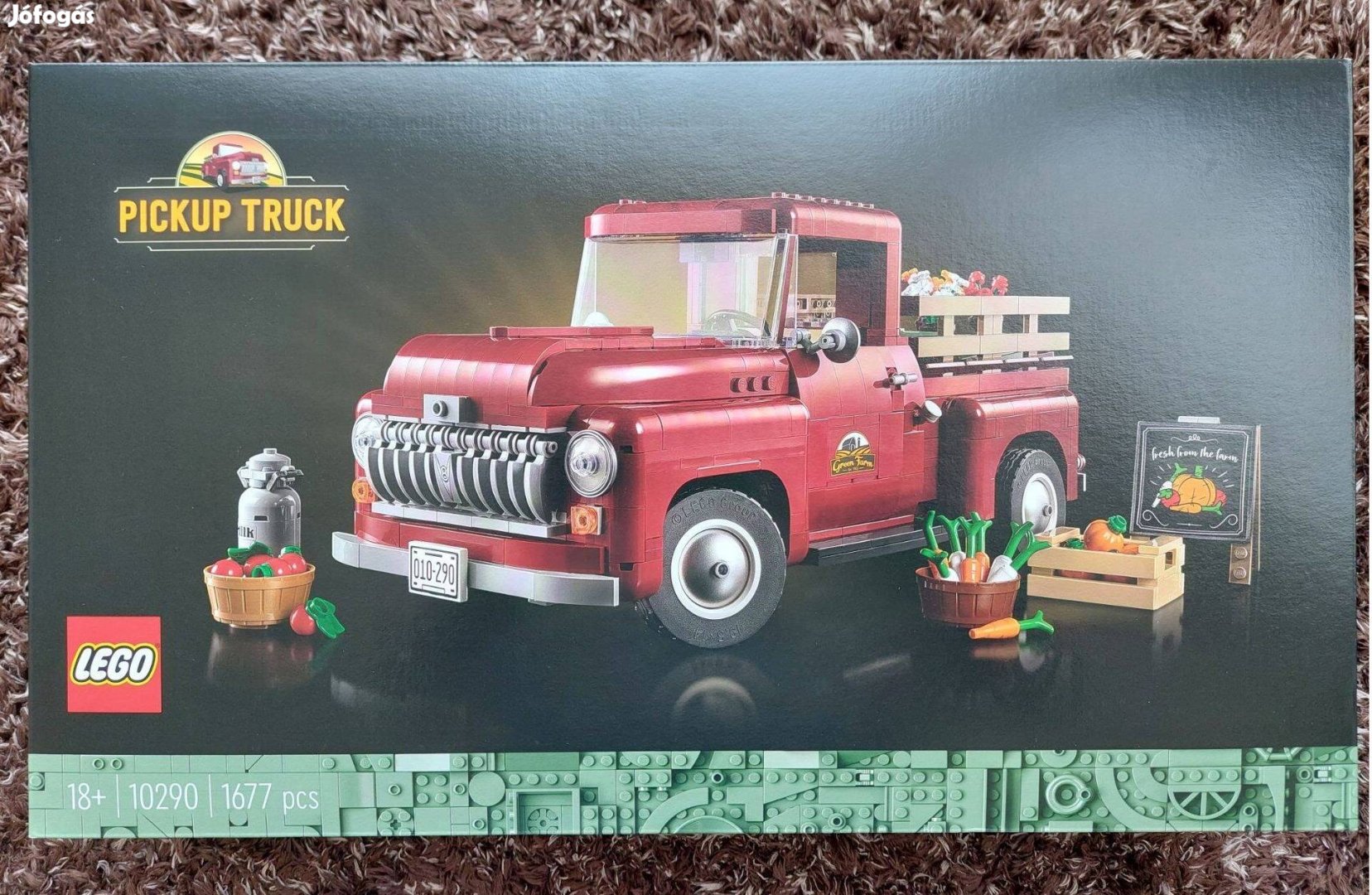 10290 LEGO Icons Creator Expert - Pickup truck teherautó Új Bontatlan!