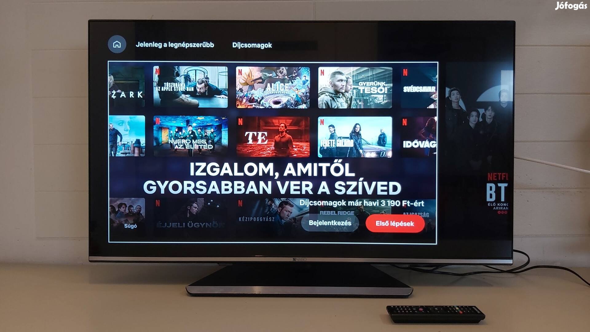 102cm-es,wifis,smart,full-HD Nabo Vestel LED tv eladó